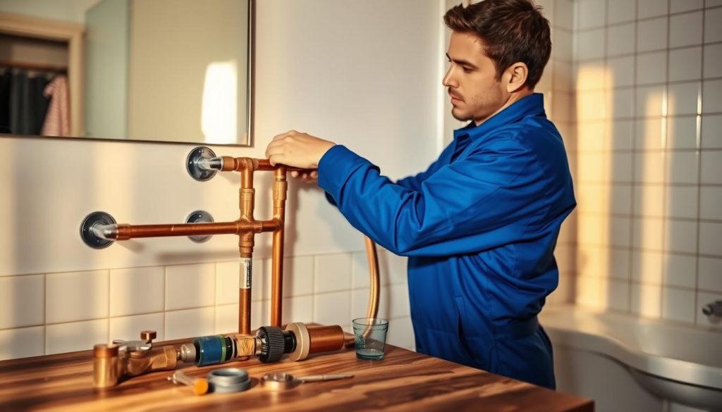 usługi hydrauliczne montaż rur